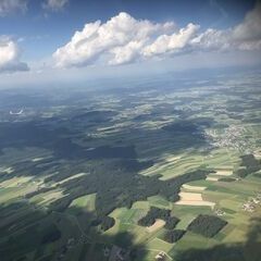 Flugwegposition um 14:58:46: Aufgenommen in der Nähe von Gemeinde Reichenau im Mühlkreis, Österreich in 2073 Meter